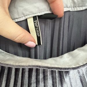 TOPSHOP Velvet Skirt